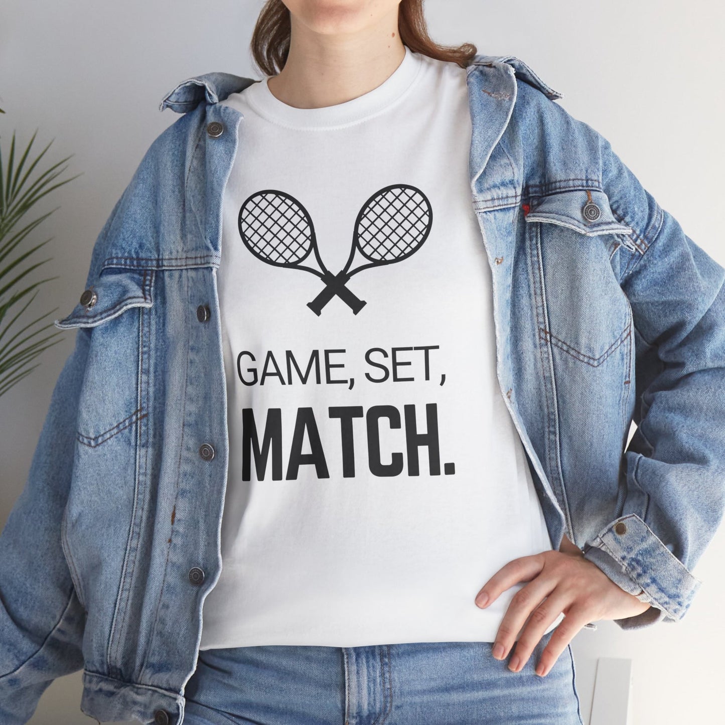 GAME SET MATCH 1 - Tennis Basic Tee