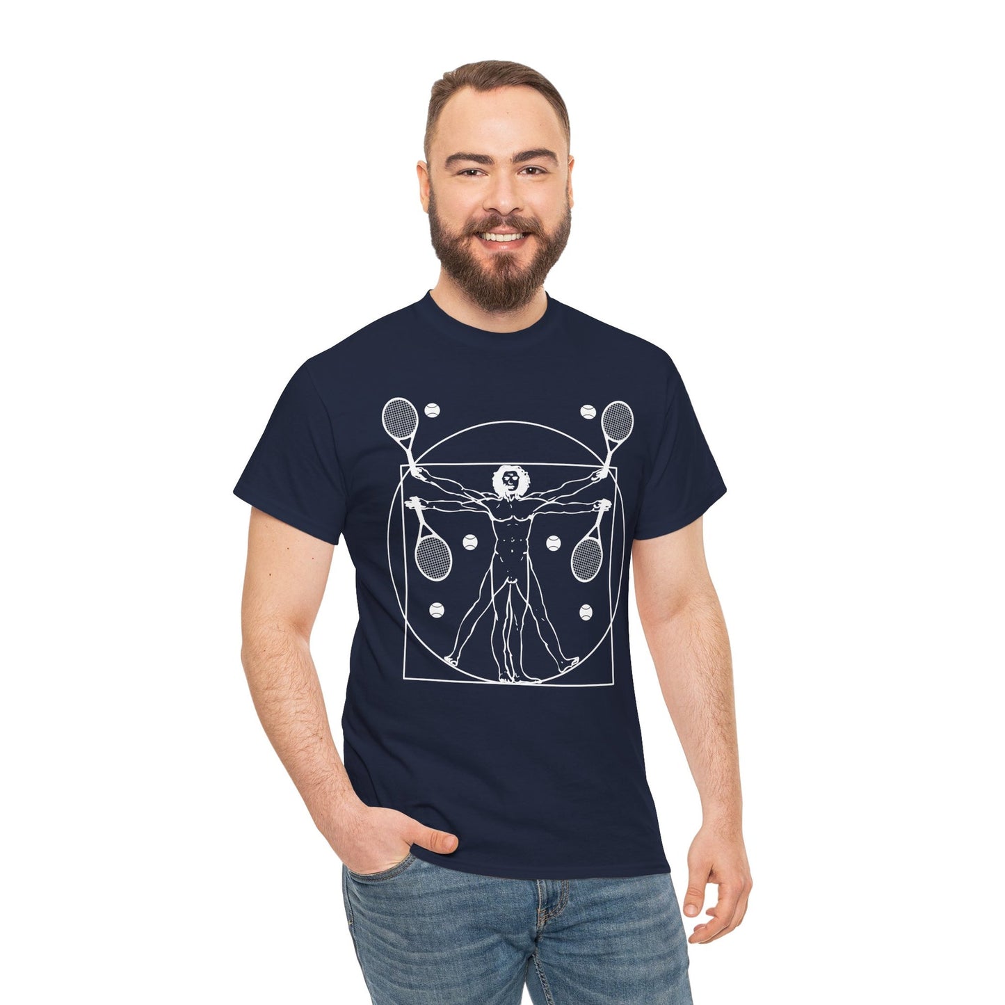 VITRUVIAN MAN (LEONARDO DA VINCI) - Tennis Basic Tee