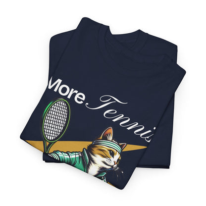 MORE TENNIS - Tennis Basic Tee