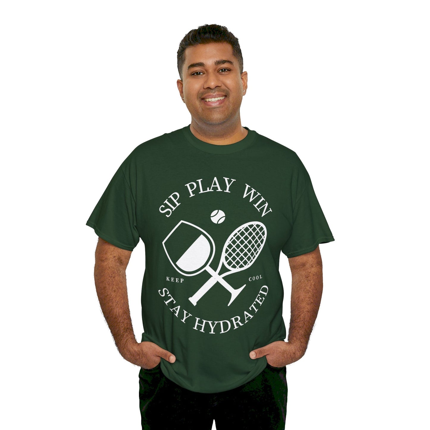 STAY HYDRATED - Tennis Basic Tee