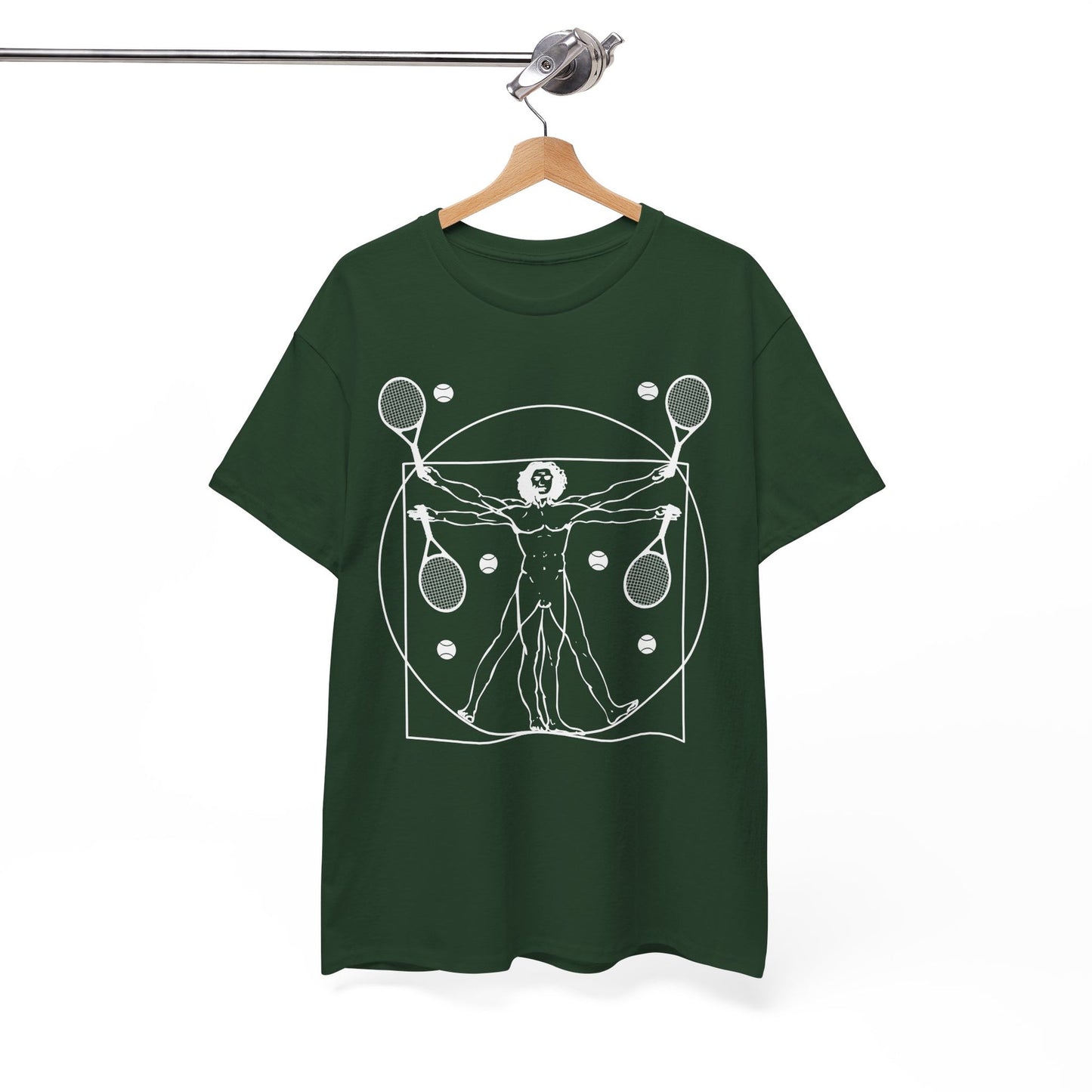VITRUVIAN MAN (LEONARDO DA VINCI) - Tennis Basic Tee