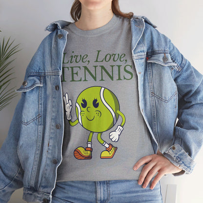 LIVE LOVE TENNIS - Tennis Basic Tee