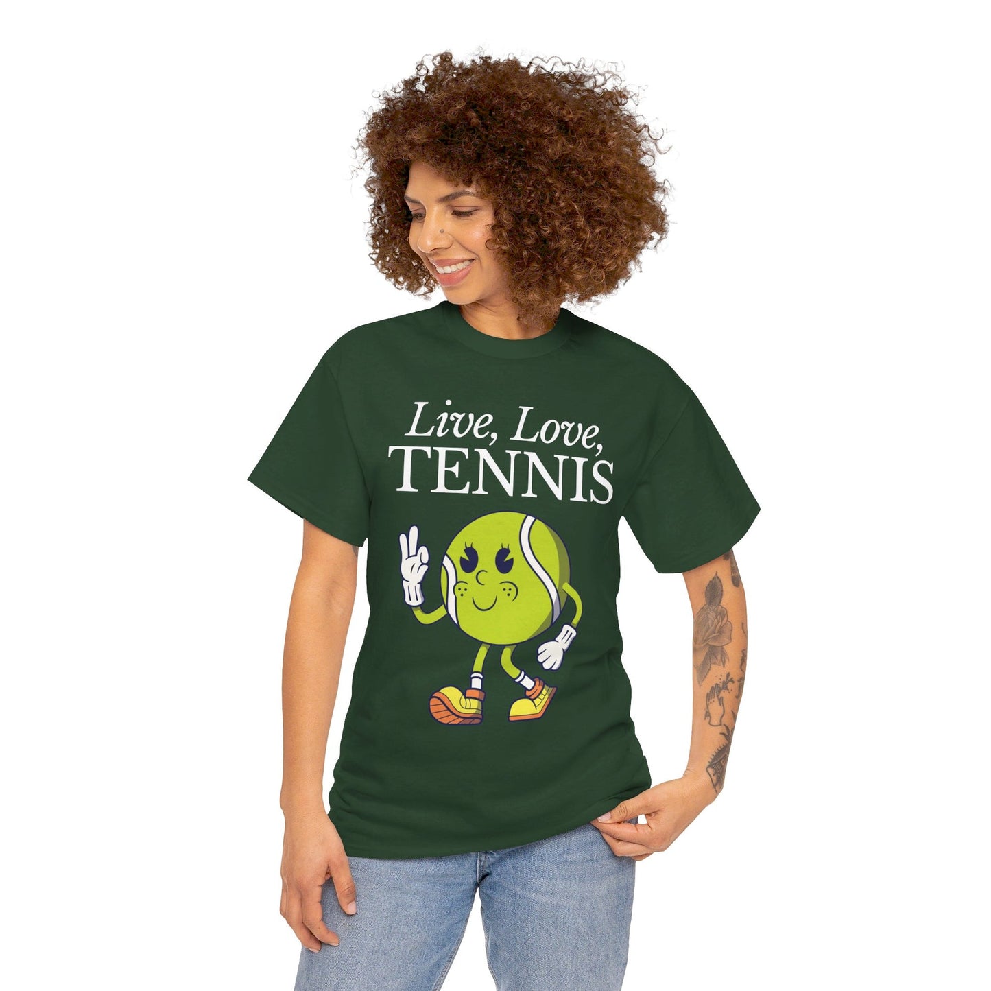 LIVE LOVE TENNIS - Tennis Basic Tee