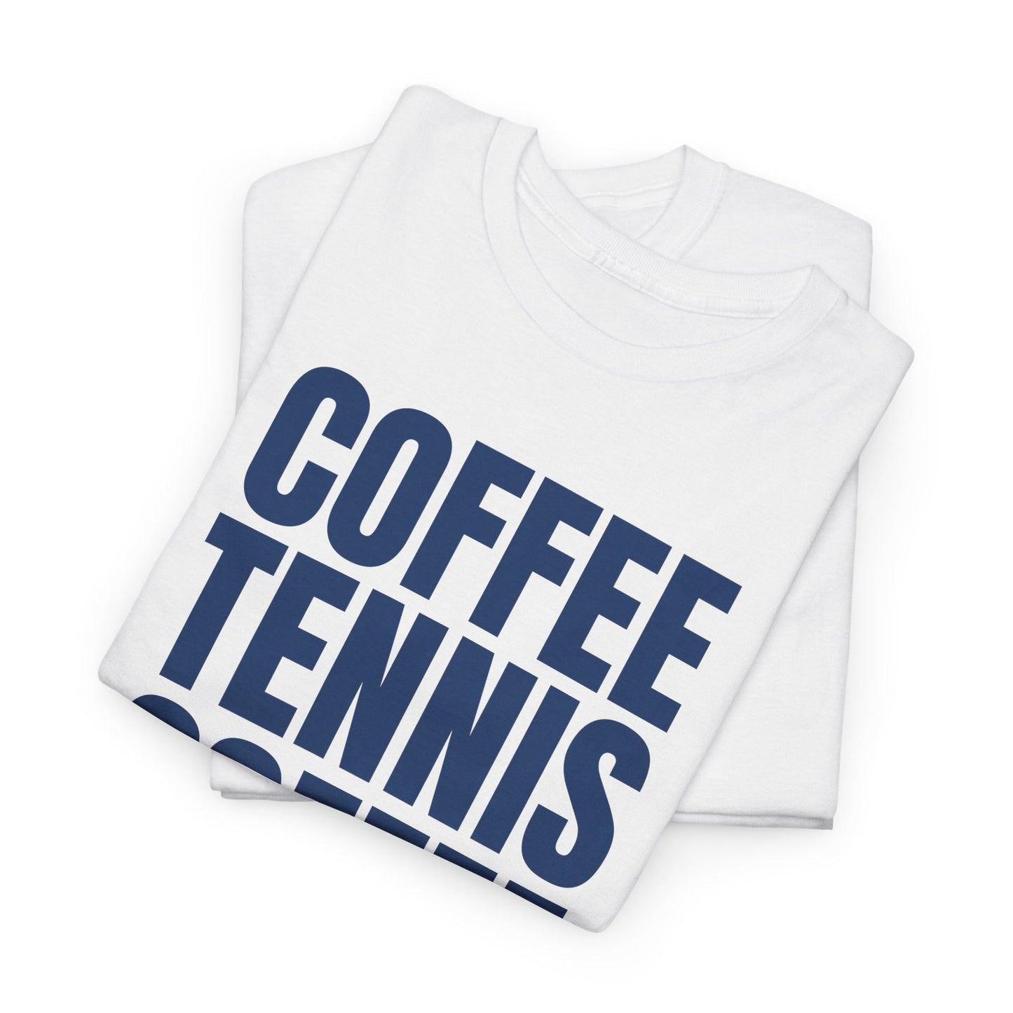 COFFEE & TENNIS 3 - Tennis Basic Tee