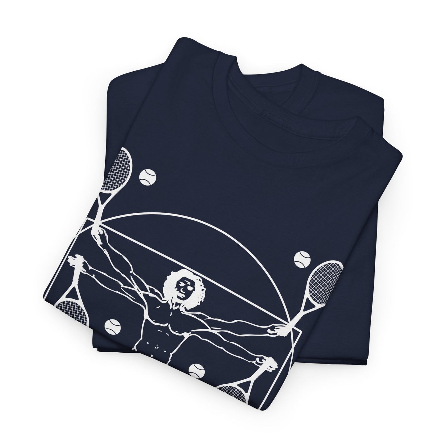 VITRUVIAN MAN (LEONARDO DA VINCI) - Tennis Basic Tee