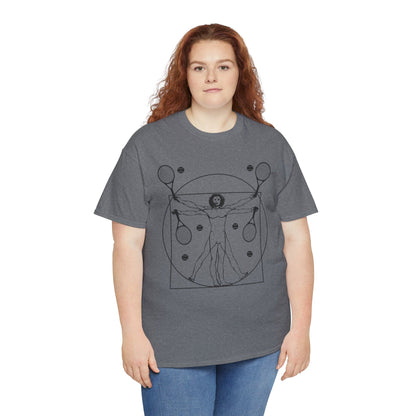VITRUVIAN MAN (LEONARDO DA VINCI) - Tennis Basic Tee