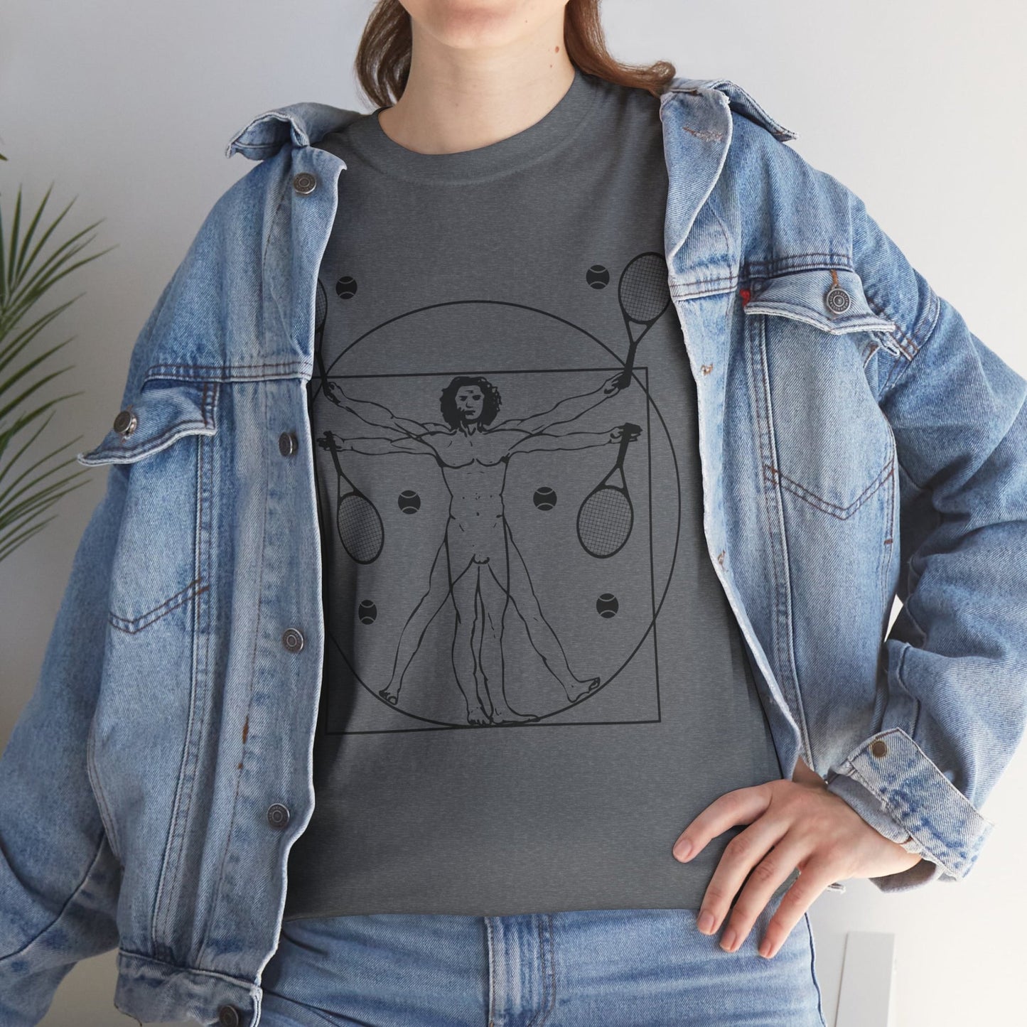 VITRUVIAN MAN (LEONARDO DA VINCI) - Tennis Basic Tee