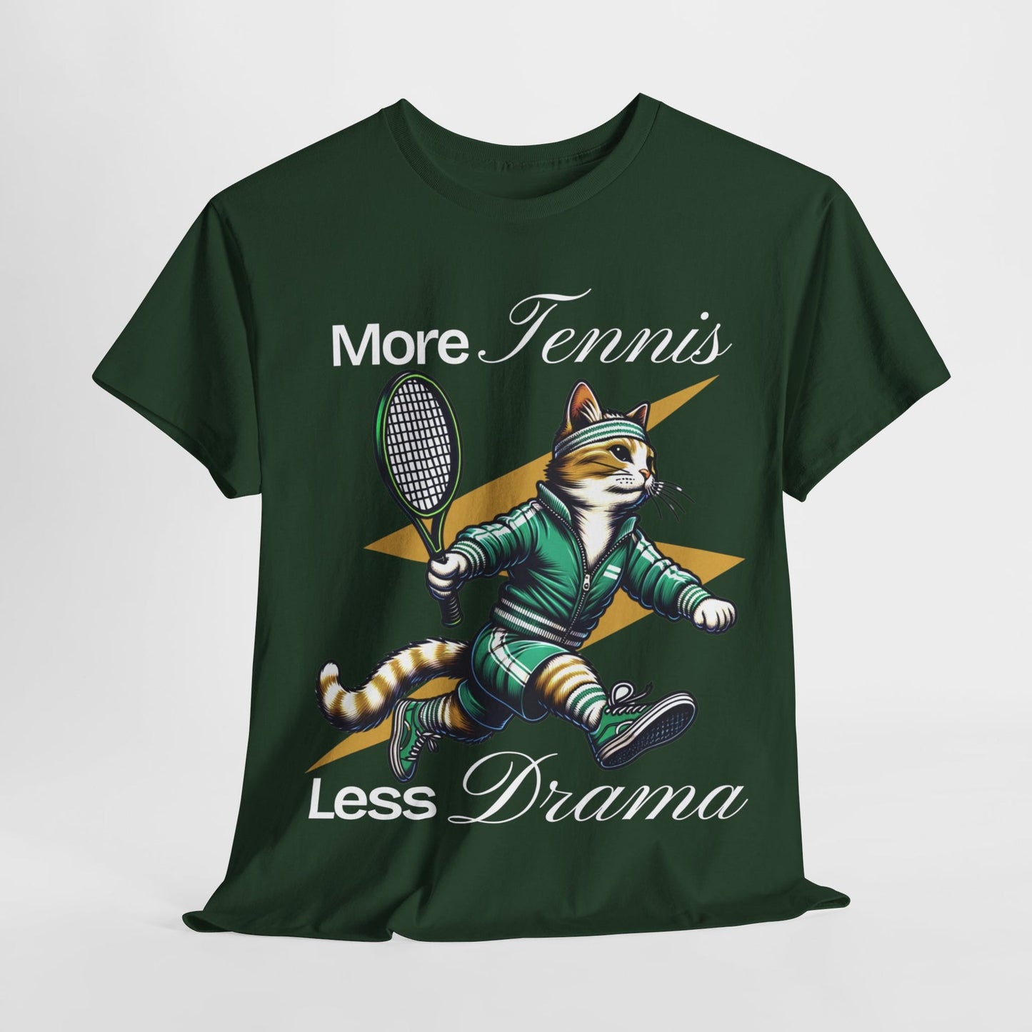 MORE TENNIS - Tennis Basic Tee