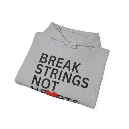 BREAK STRINGS NOT HEARTS - Tennis Hoodie