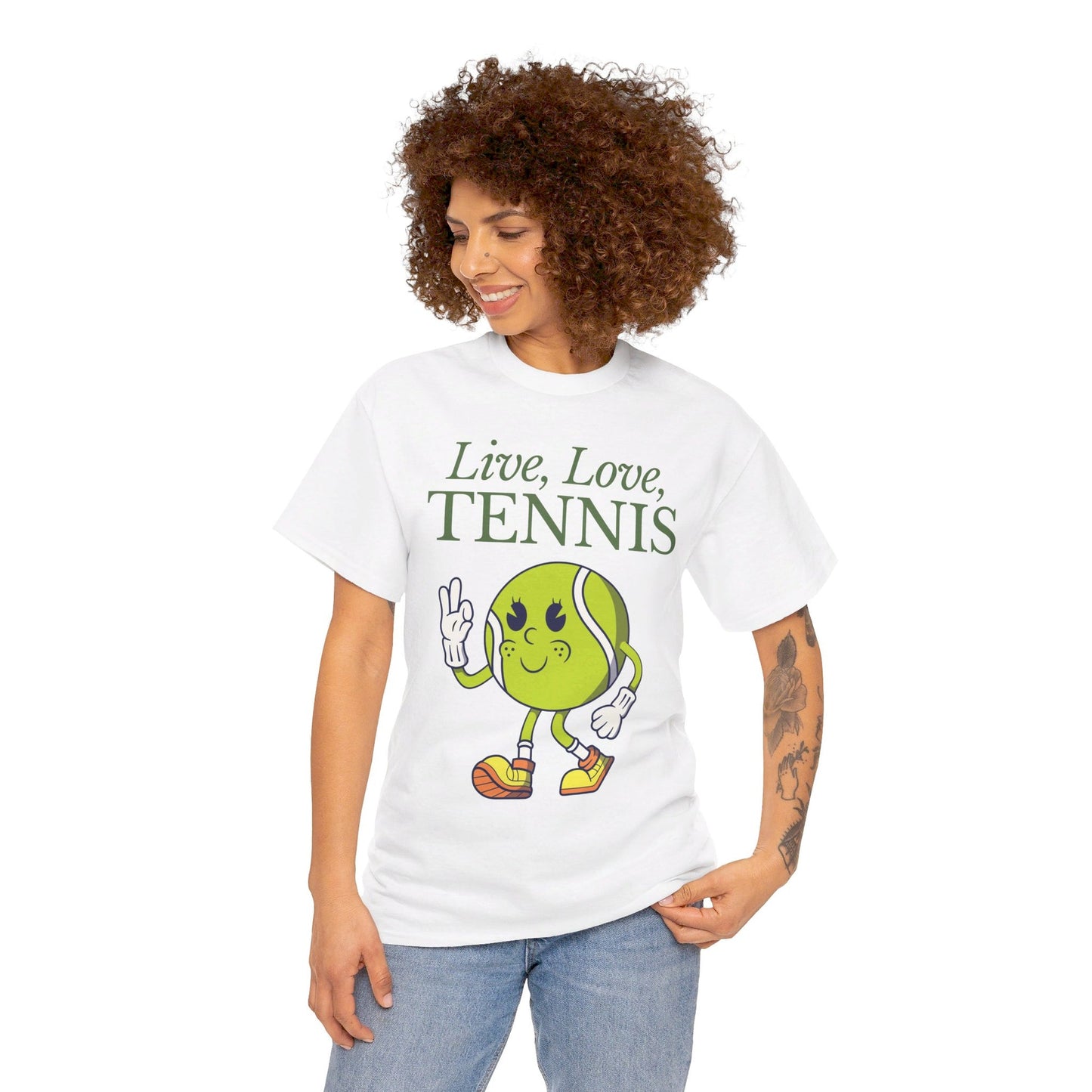 LIVE LOVE TENNIS - Tennis Basic Tee