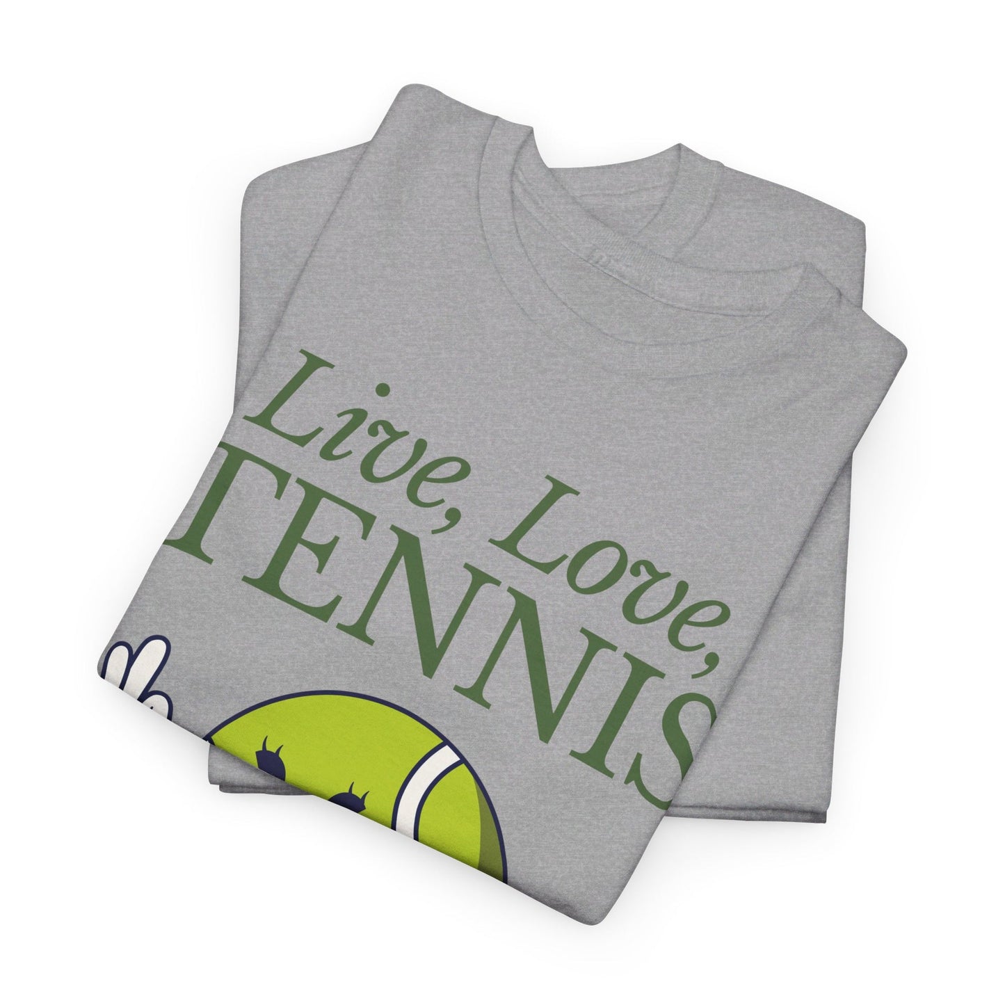 LIVE LOVE TENNIS - Tennis Basic Tee