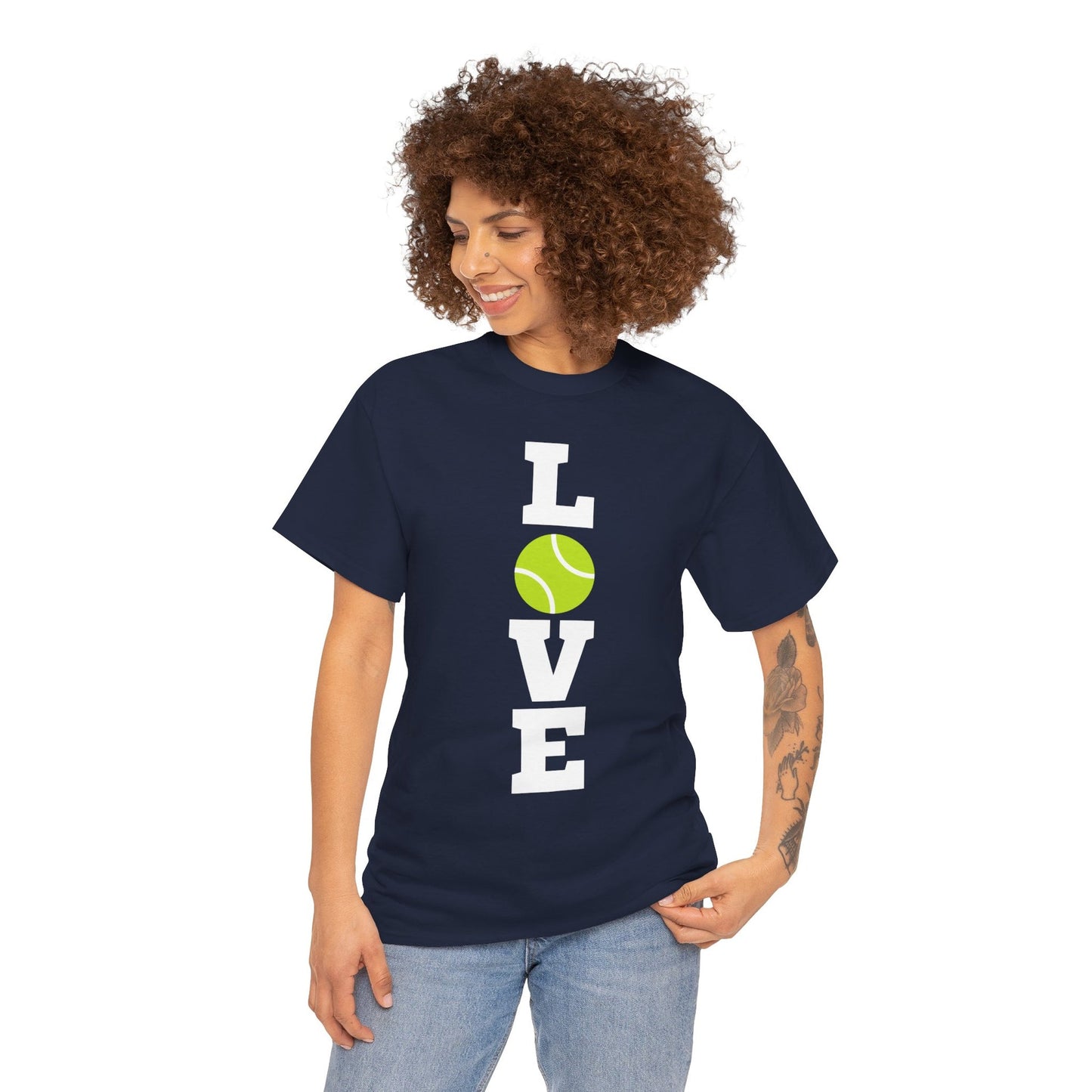 LOVE 7 - Tennis Basic Tee