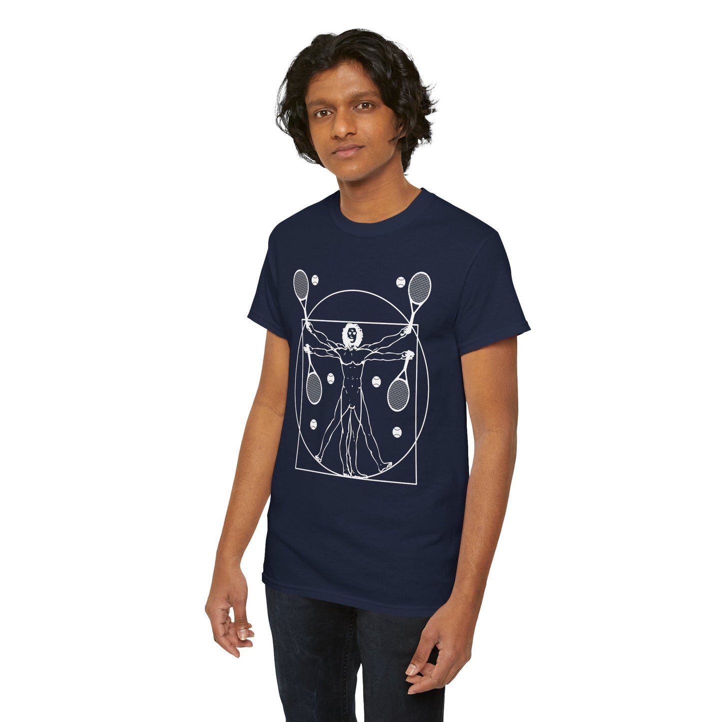 VITRUVIAN MAN (LEONARDO DA VINCI) - Tennis Basic Tee