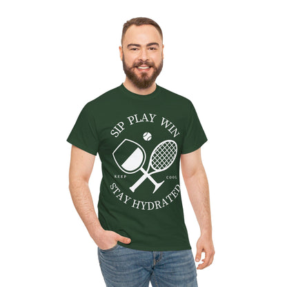 STAY HYDRATED - Tennis Basic Tee