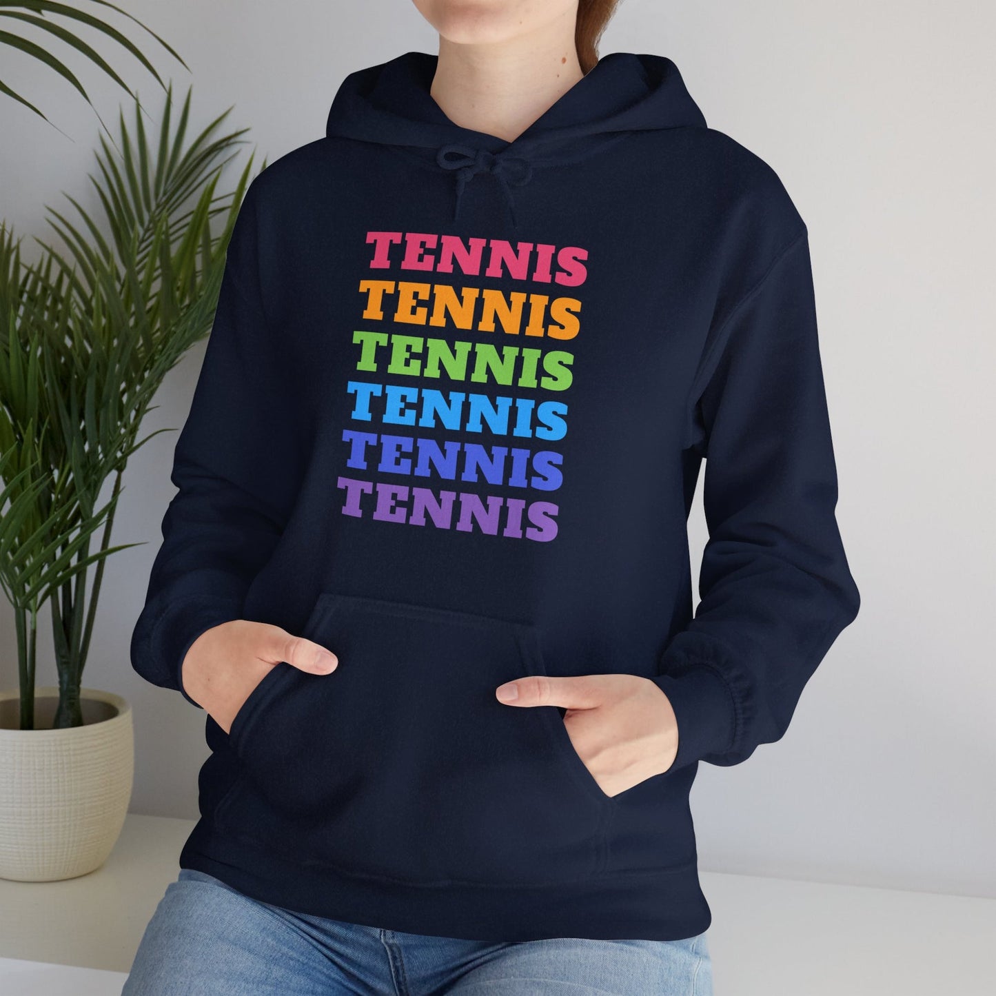 DOWN THE LINE - Tennis Hoodie