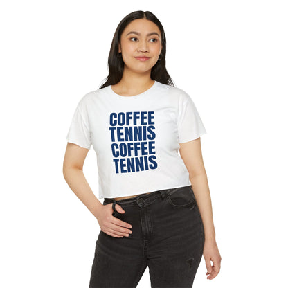 COFFEE & TENNIS 3 - Crop Top