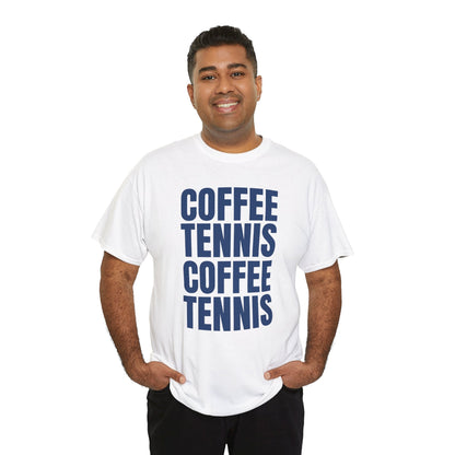 COFFEE & TENNIS 3 - Tennis Basic Tee