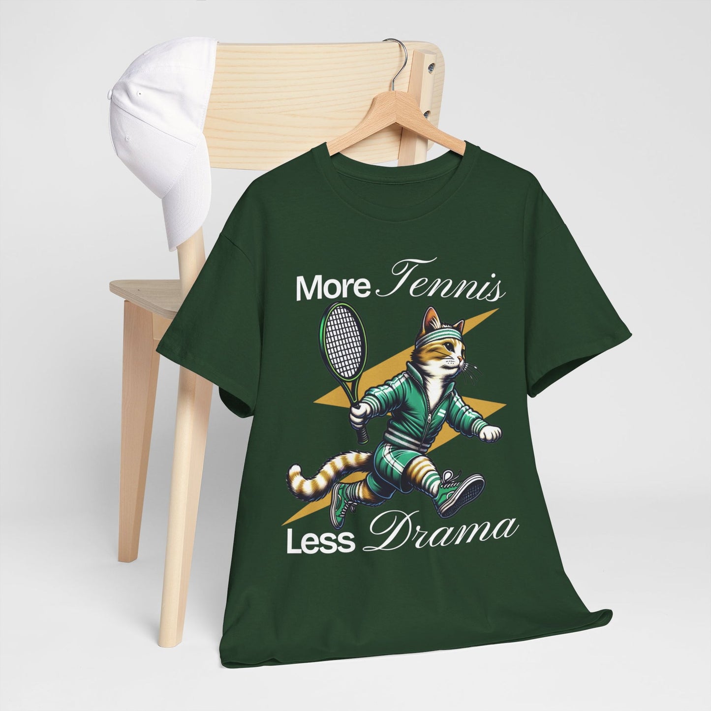 MORE TENNIS - Tennis Basic Tee