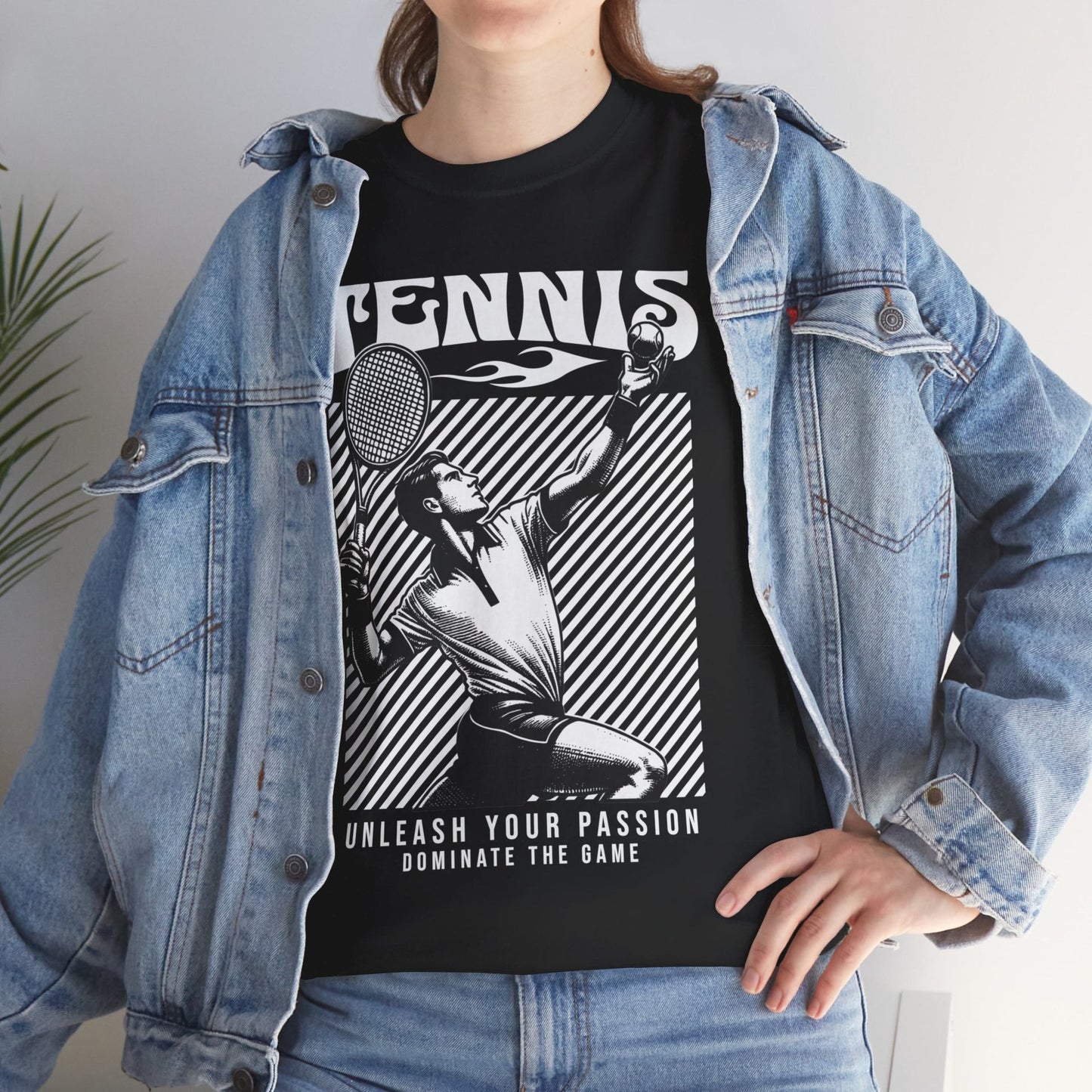 DOMINATE - Tennis Basic Tee