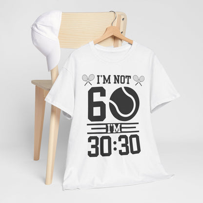 60 YEAR OLD TENNIS PLAYER - Tennis Basic Tee