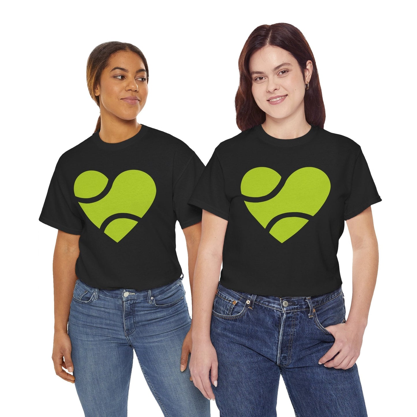 HEART - BALL - Tennis Basic Tee