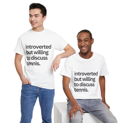 INTROVERT - Tennis Basic Tee