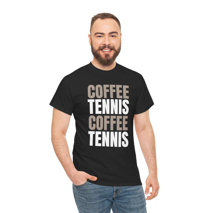 COFFEE & TENNIS 3 - Tennis Basic Tee