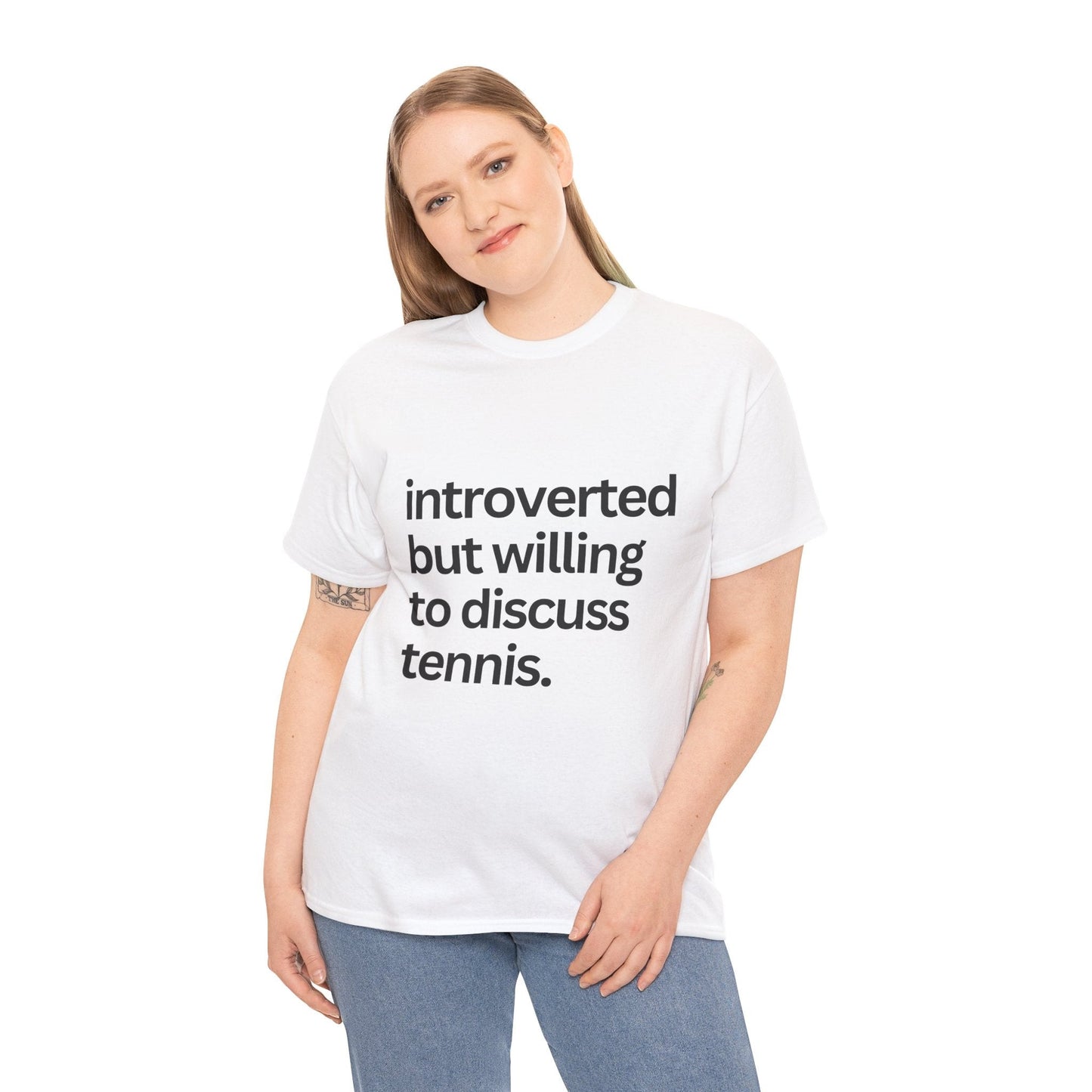 INTROVERT - Tennis Basic Tee