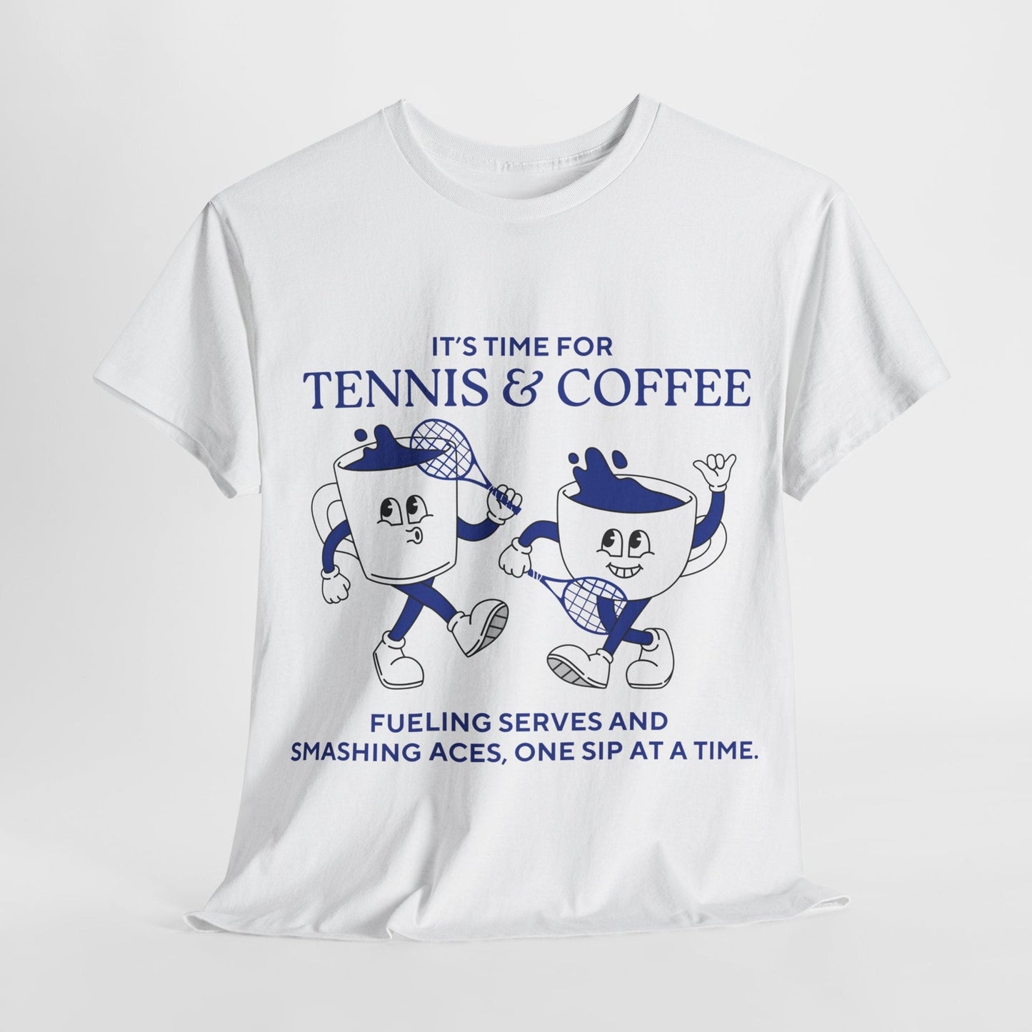 COFFEE & TENNIS 2 - Tennis Basic Tee