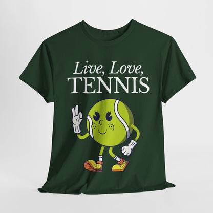 LIVE LOVE TENNIS - Tennis Basic Tee