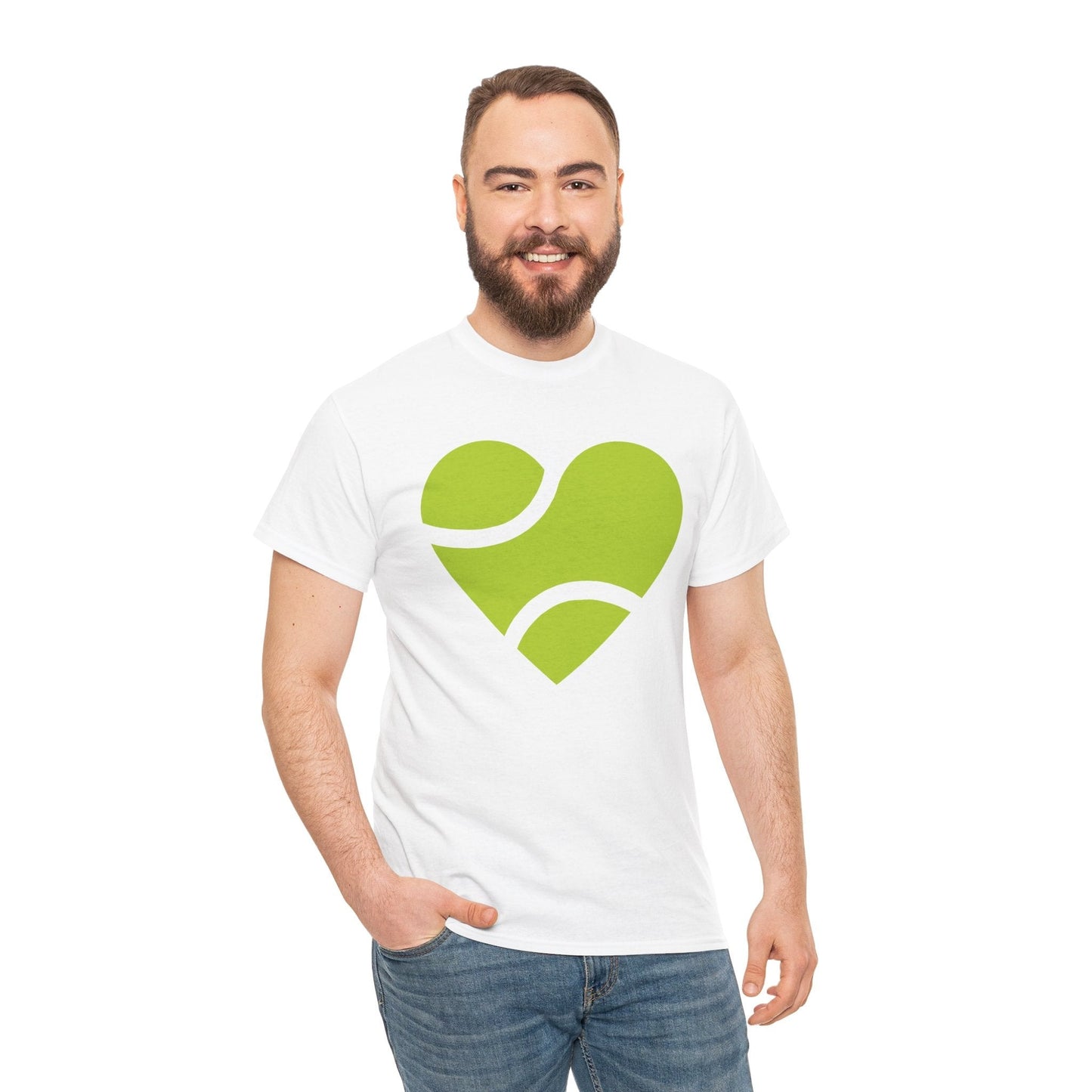 HEART - BALL - Tennis Basic Tee