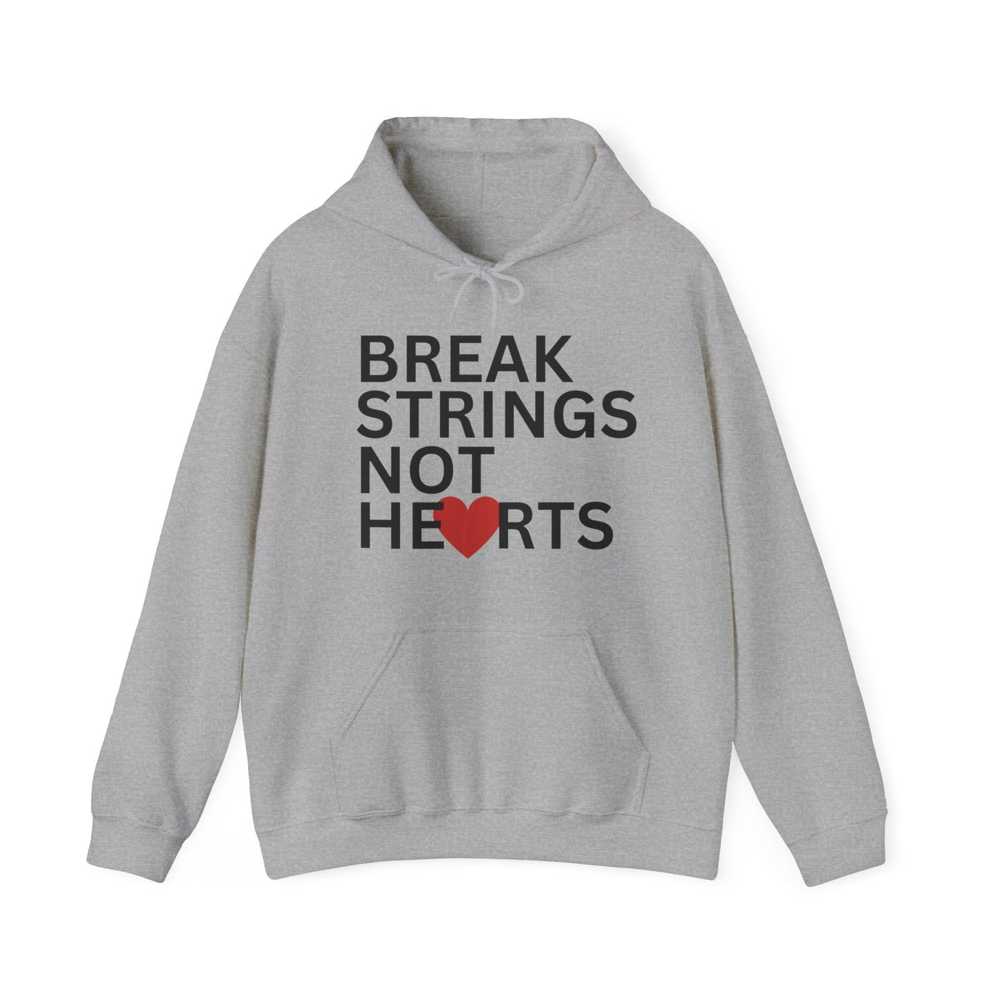 BREAK STRINGS NOT HEARTS - Tennis Hoodie