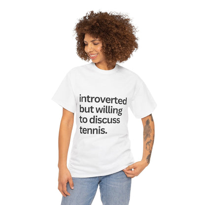 INTROVERT - Tennis Basic Tee