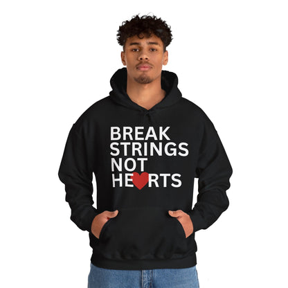 BREAK STRINGS NOT HEARTS - Tennis Hoodie