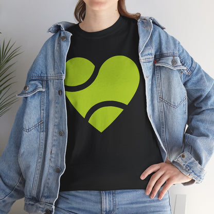 HEART - BALL - Tennis Basic Tee