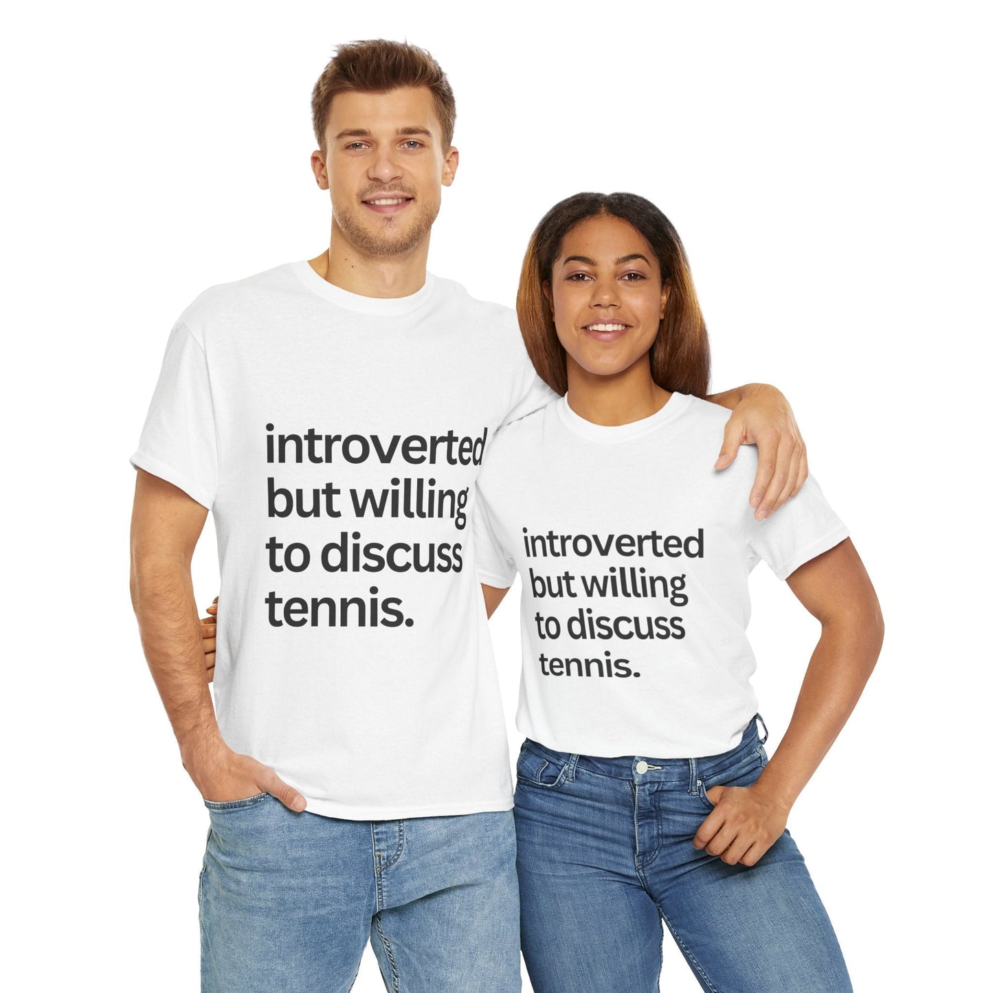 INTROVERT - Tennis Basic Tee