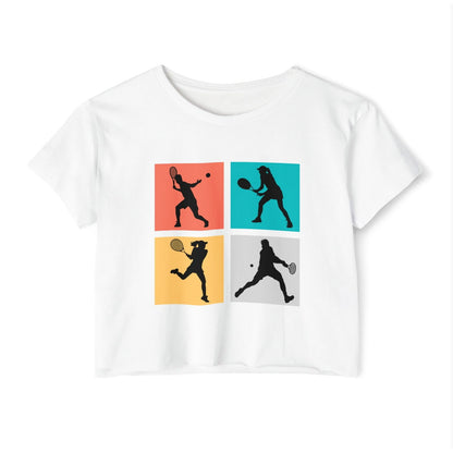 AD COURT - Tennis Crop Top