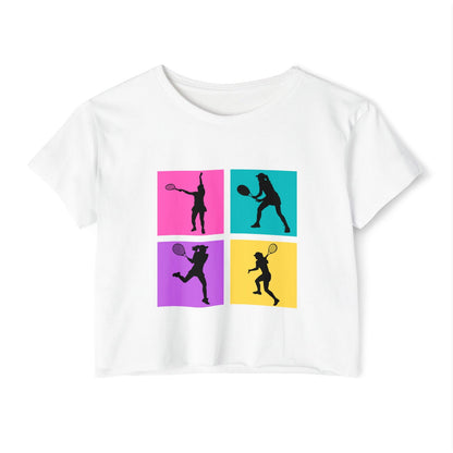 AD COURT 2 - Tennis Crop Top