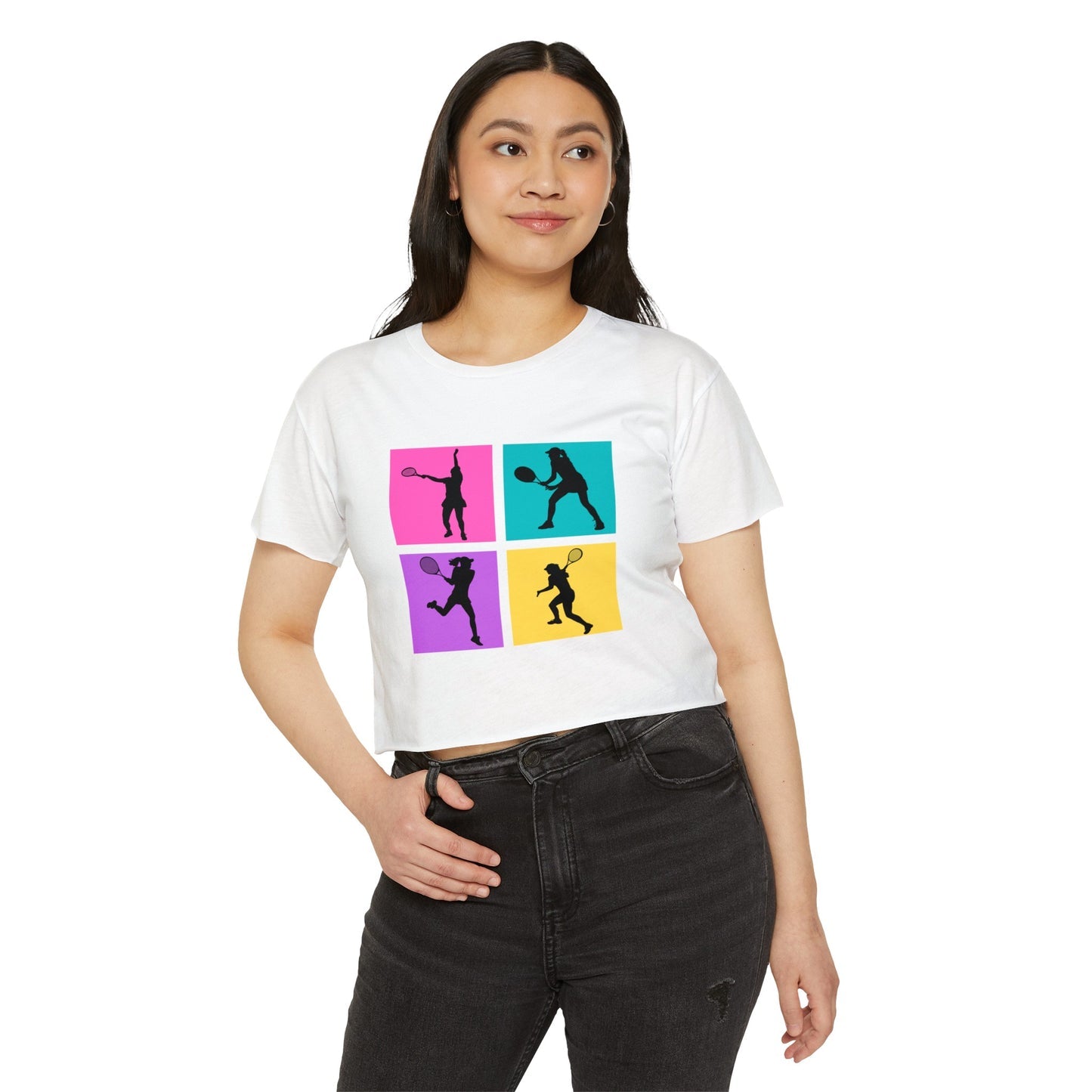 AD COURT 2 - Tennis Crop Top - GRANDSLAM PH