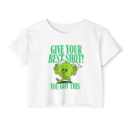 BEST SHOT - Tennis Crop Top - GRANDSLAM PH