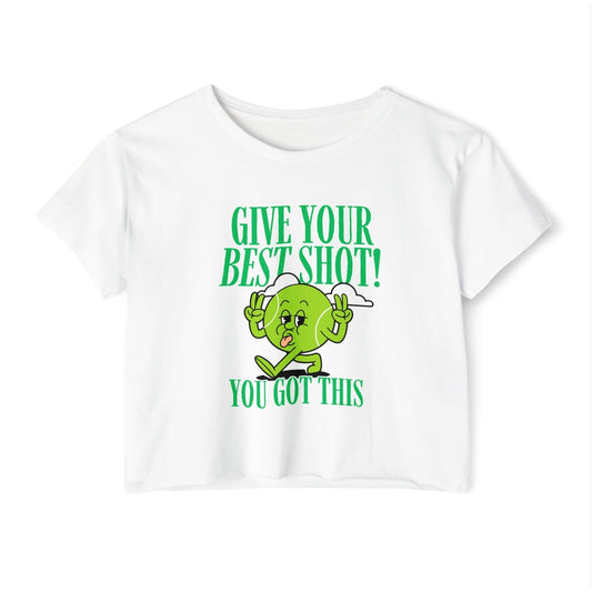 BEST SHOT - Tennis Crop Top - GRANDSLAM PH