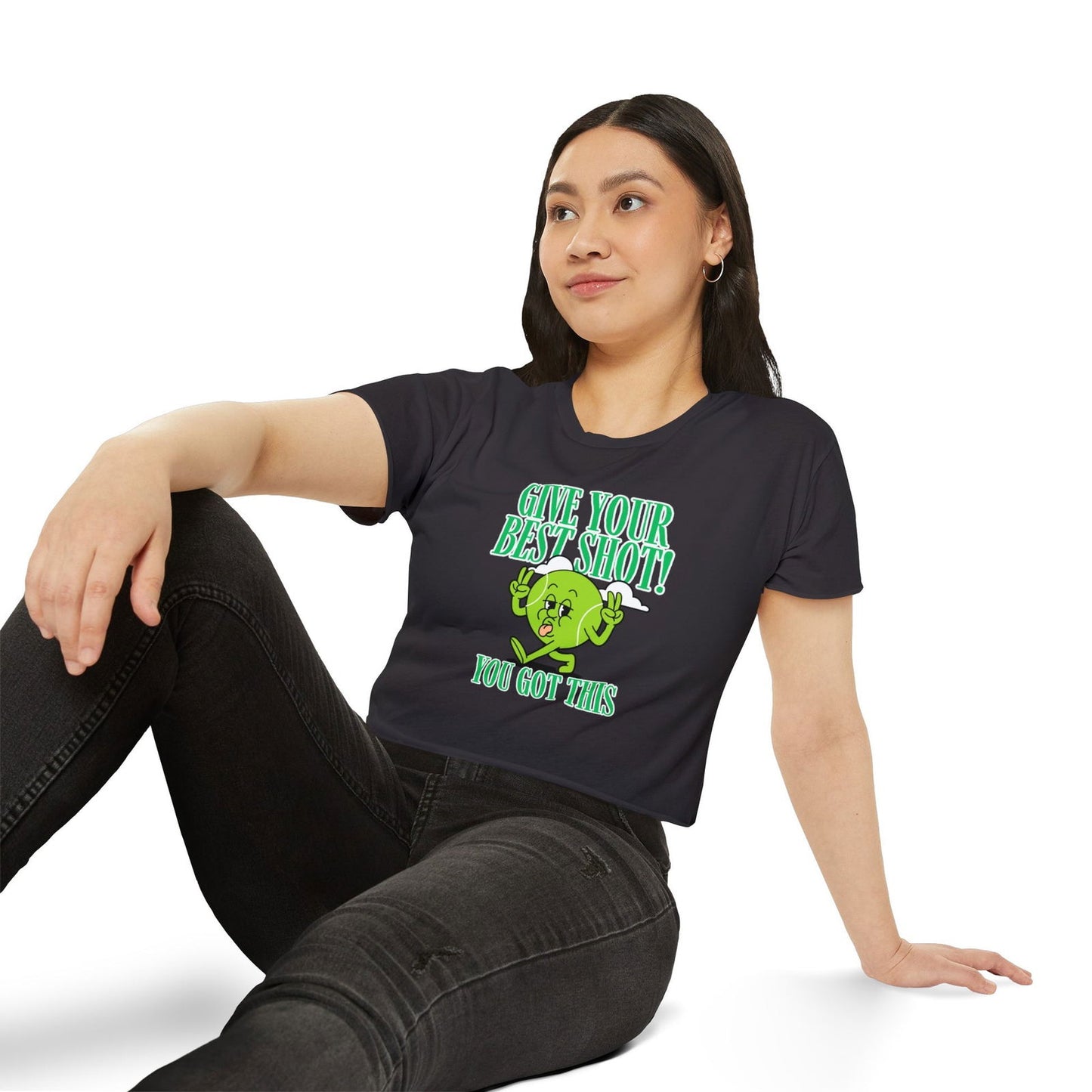 BEST SHOT - Tennis Crop Top - GRANDSLAM PH
