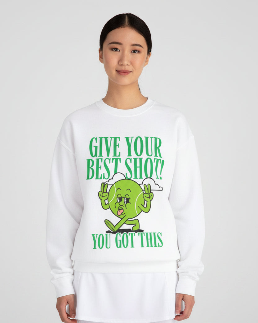 BEST SHOT - Tennis Sweatshirt - GRANDSLAM PH