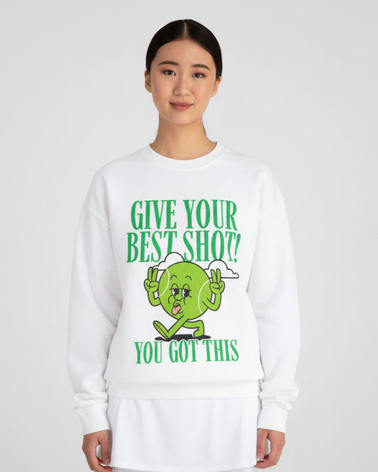 BEST SHOT - Tennis Sweatshirt - GRANDSLAM PH