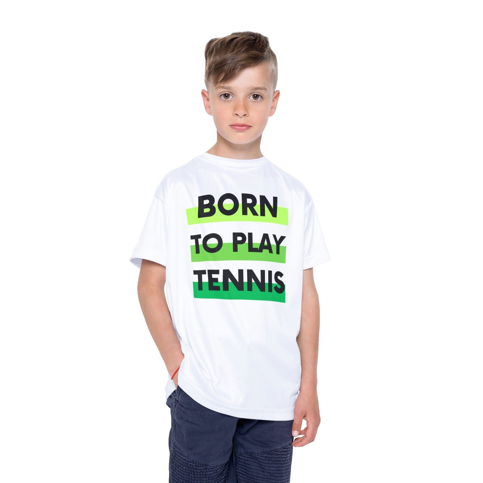 BORN TO PLAY TENNIS - Kids Tee - GRANDSLAM PH