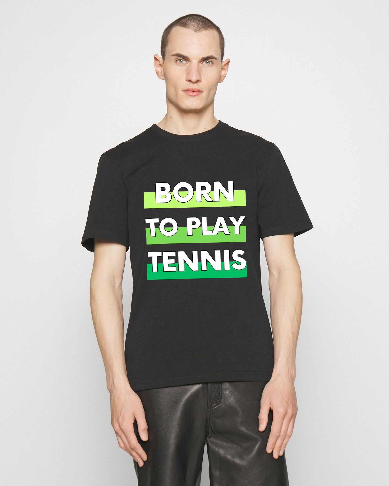 BORN TO PLAY TENNIS - Tennis Basic Tee - GRANDSLAM PH