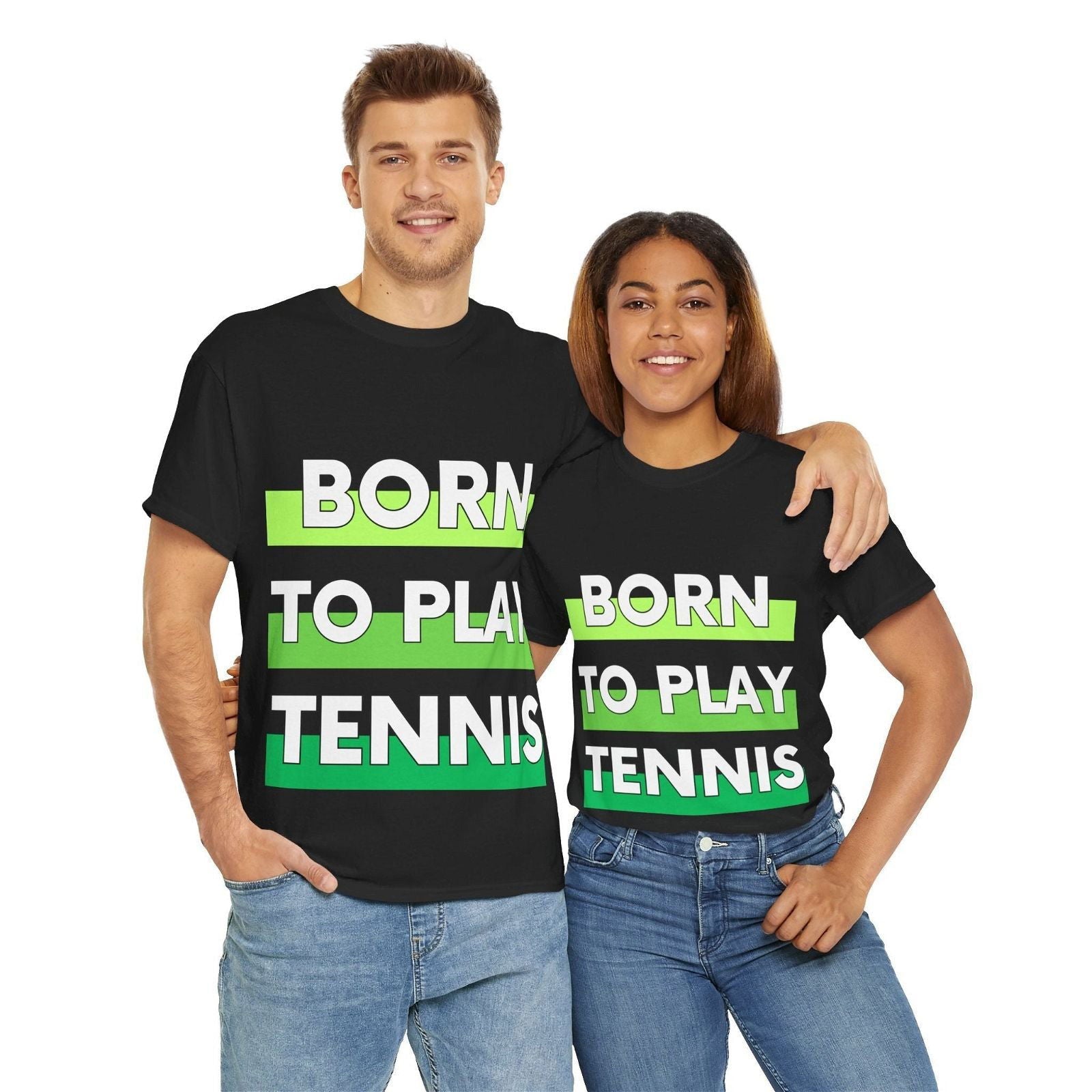 BORN TO PLAY TENNIS - Tennis Basic Tee - GRANDSLAM PH