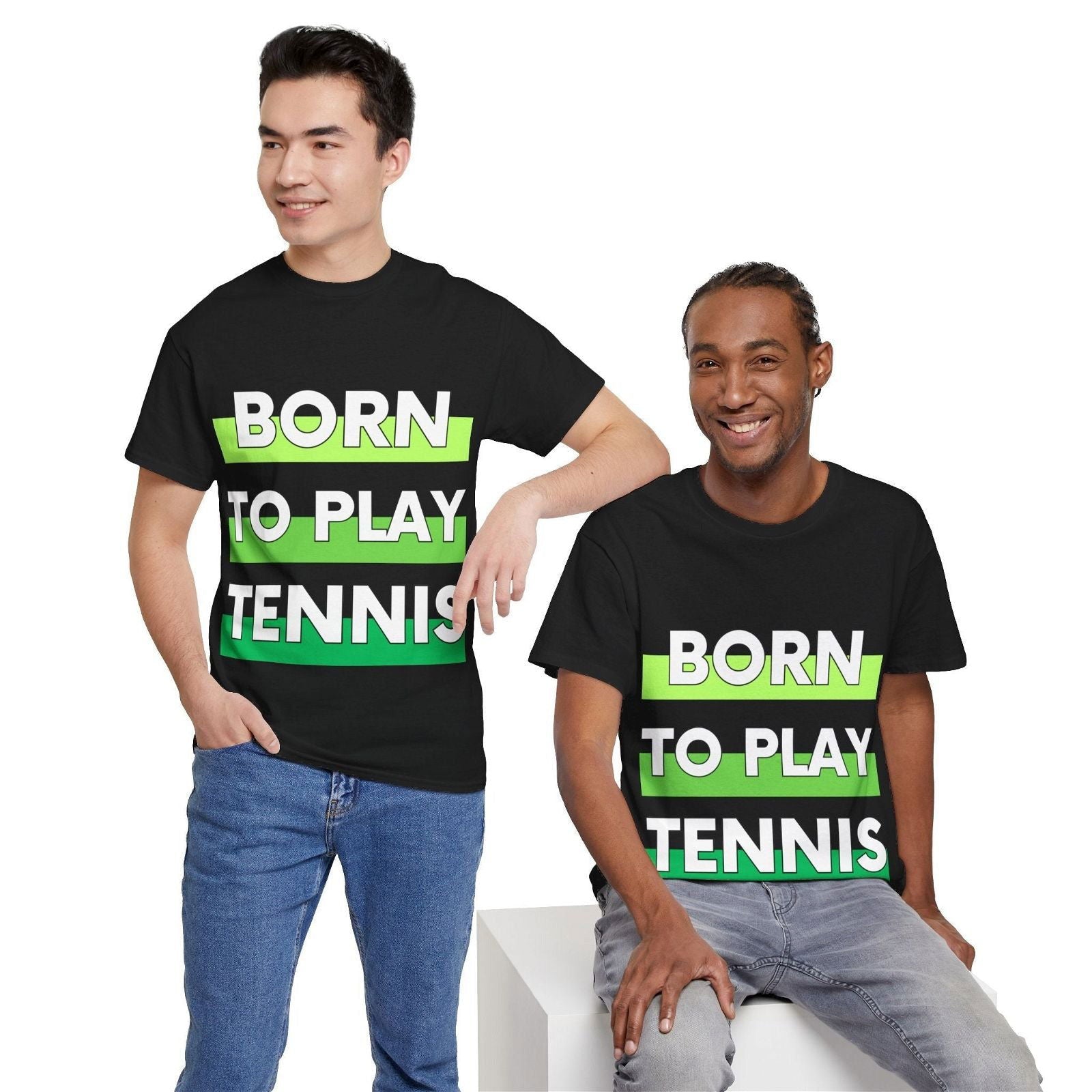 BORN TO PLAY TENNIS - Tennis Basic Tee - GRANDSLAM PH