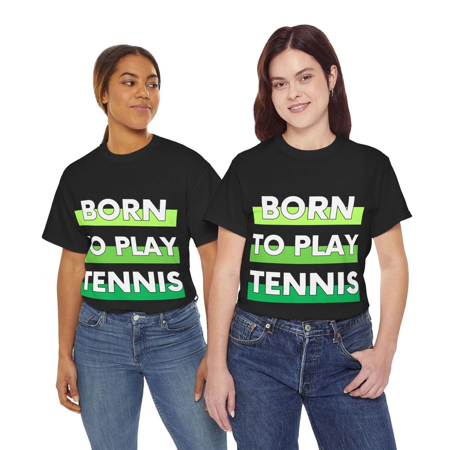 BORN TO PLAY TENNIS - Tennis Basic Tee - GRANDSLAM PH