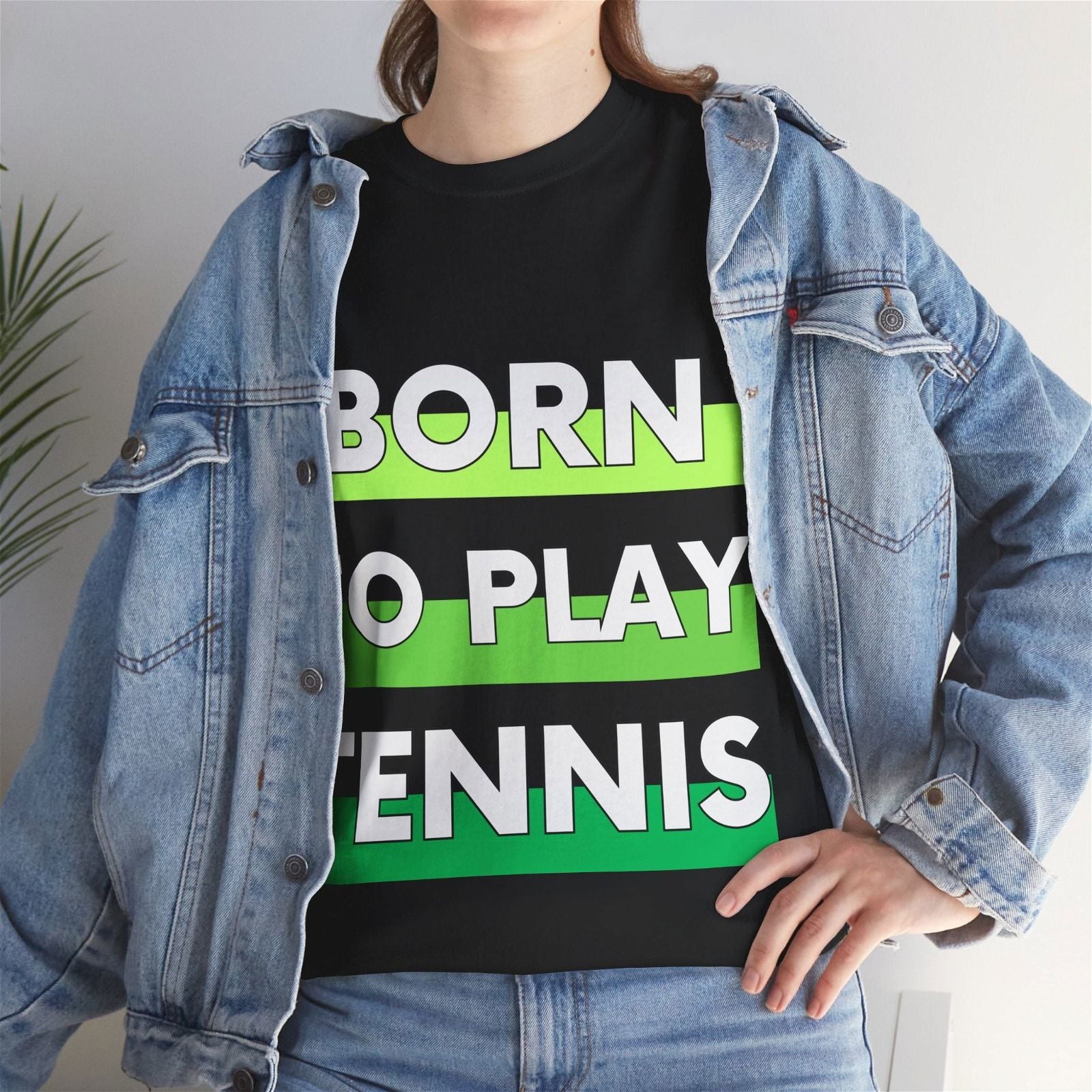 BORN TO PLAY TENNIS - Tennis Basic Tee - GRANDSLAM PH